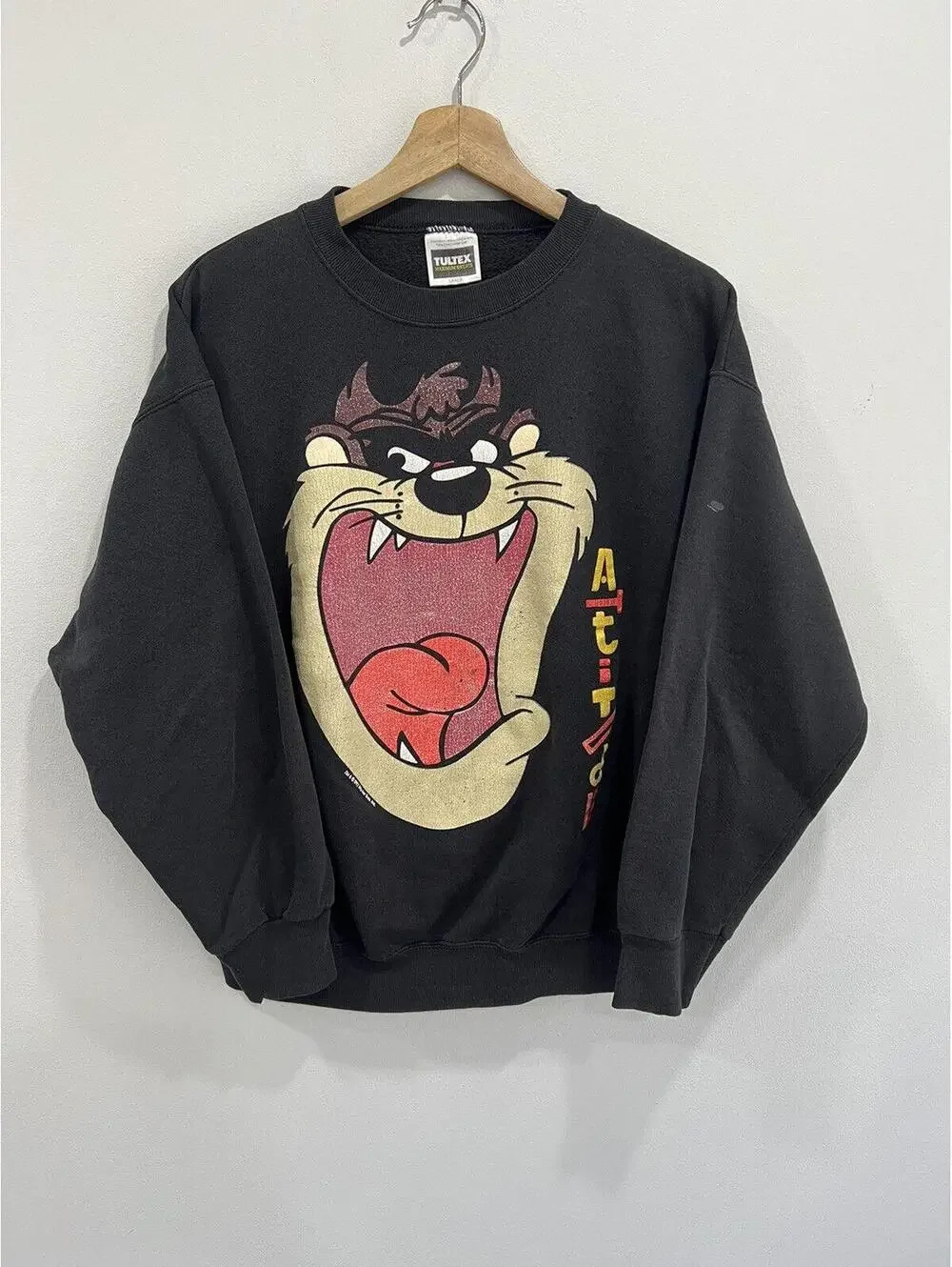 Vintage Looney Tunes Taz Sweater Sweatshirt - Picture 1 of 5